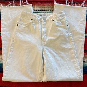 Zara White Denim jeans Size 4